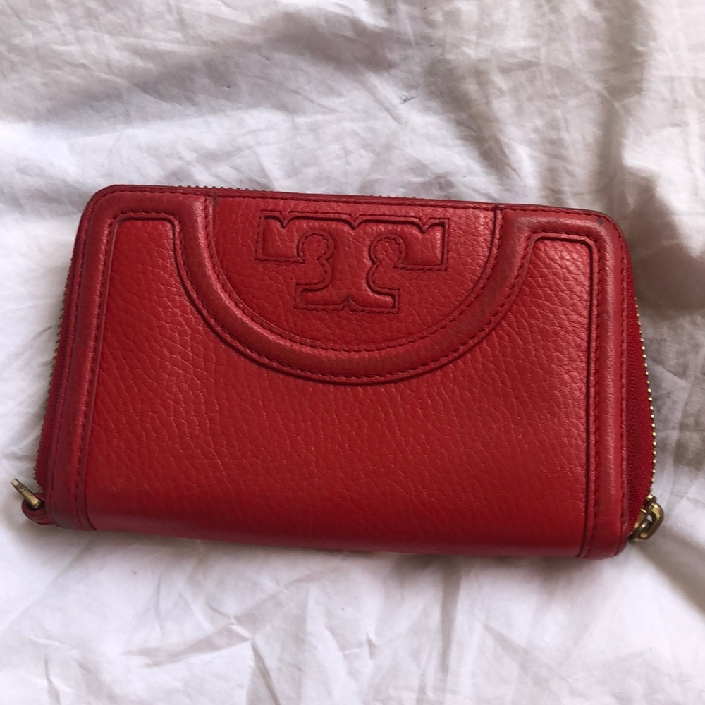 Red Tory Burch Wallet